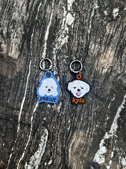 Custom Cartoon Pet Portrait Tag
