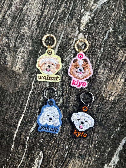 Custom Cartoon Pet Portrait Tag